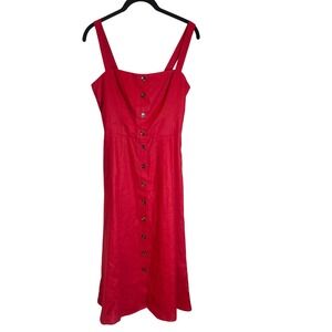 Reformation | Dresses | Reformation Rou Knit Dress In Red | Poshmark